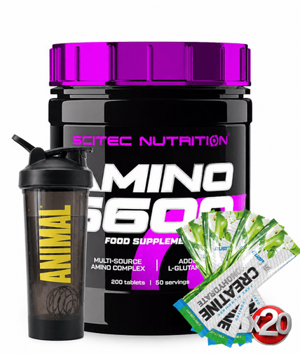 PROMO STACK Scitec Amino 5600 + Creatine + Shaker